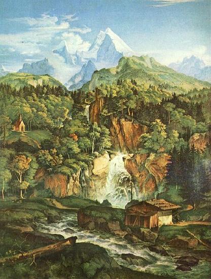 Adrian Ludwig Richter Der Watzmann China oil painting art